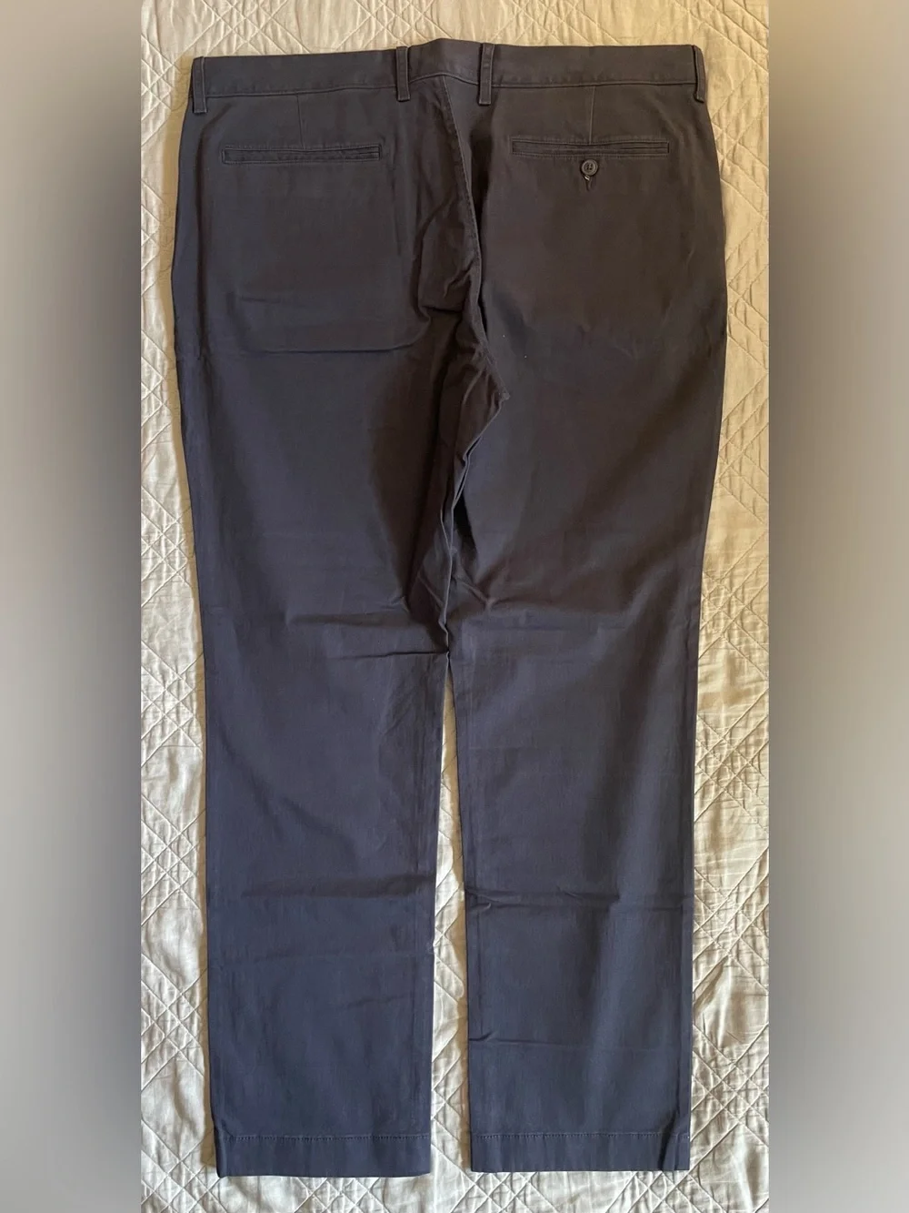 J. CREW 1040 Athletic Tapered-fit stretch chino pant in Navy Size 36 NWT AV209
